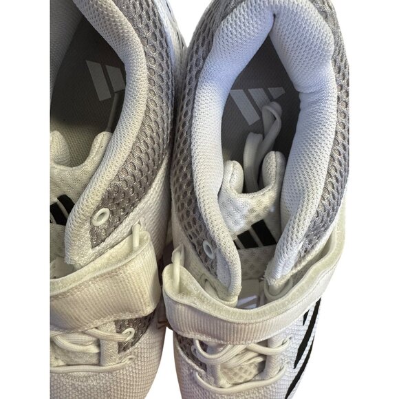 Adidas Powerlift Weightlifting Shoes White/Black Mesh Size‎ 9.5 main image 5